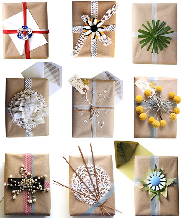 idees-creatives-emballage-cadeau-papier-kraft